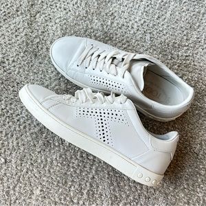 Tod's White Leather Sneakers